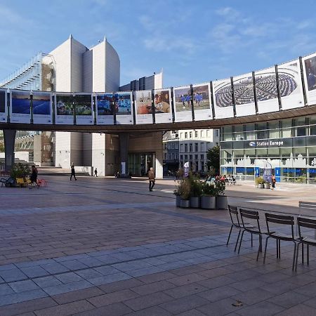 Ferienwohnung Charming Europarlament Resedence Brüssel Exterior foto