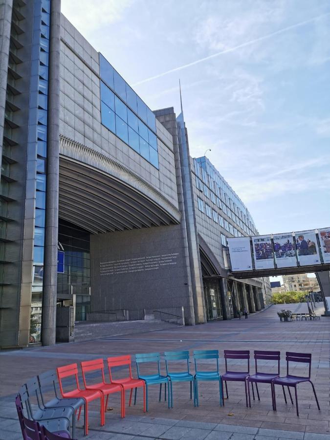 Ferienwohnung Charming Europarlament Resedence Brüssel Exterior foto