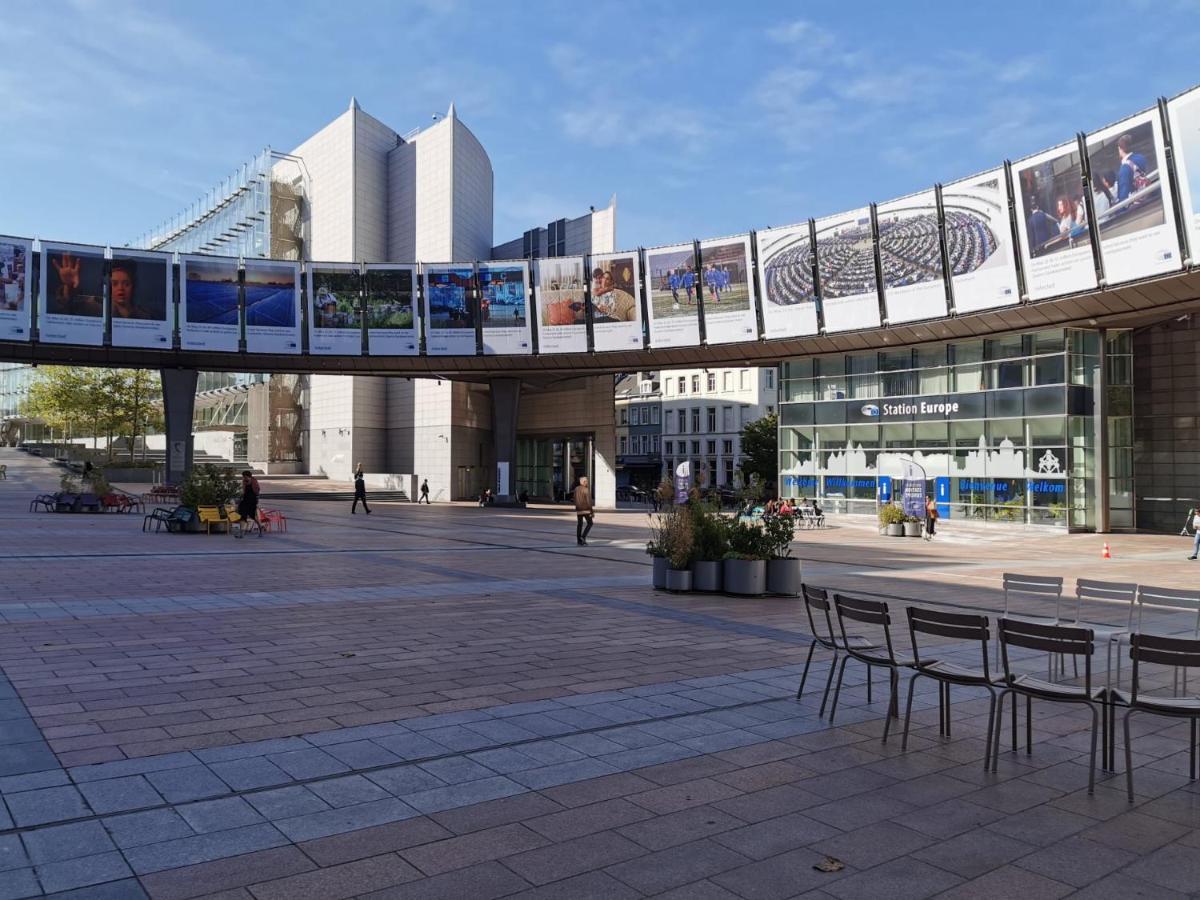 Ferienwohnung Charming Europarlament Resedence Brüssel Exterior foto